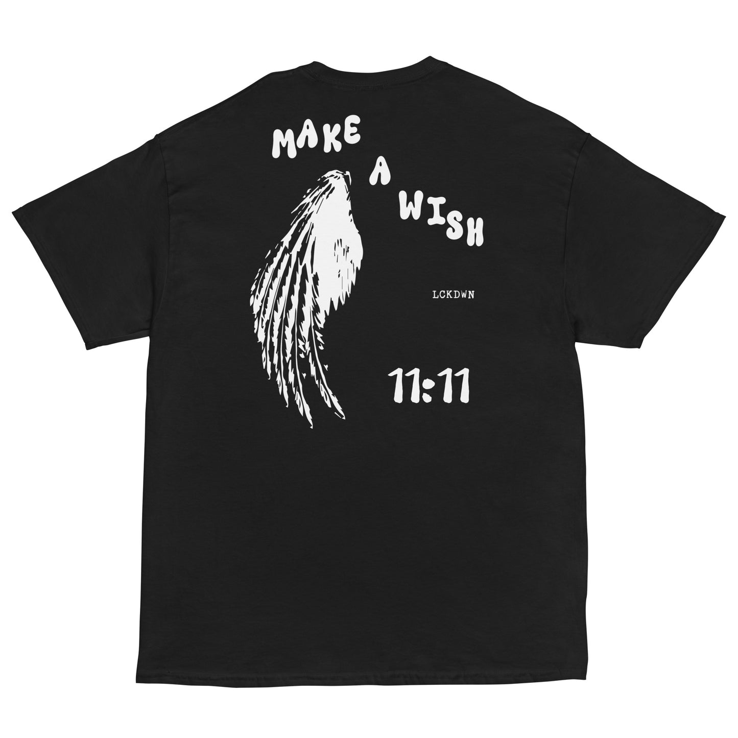 Make a wish T-shirt POD dark